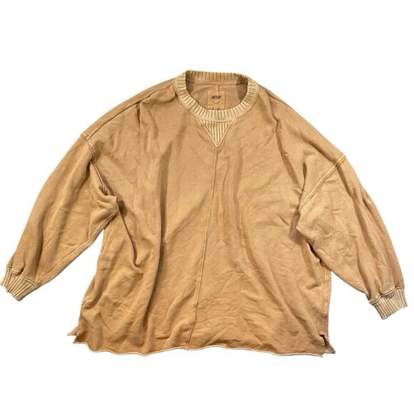 Aerie Oversized Peach Crewneck Sweater - XL - Picture 1 of 4